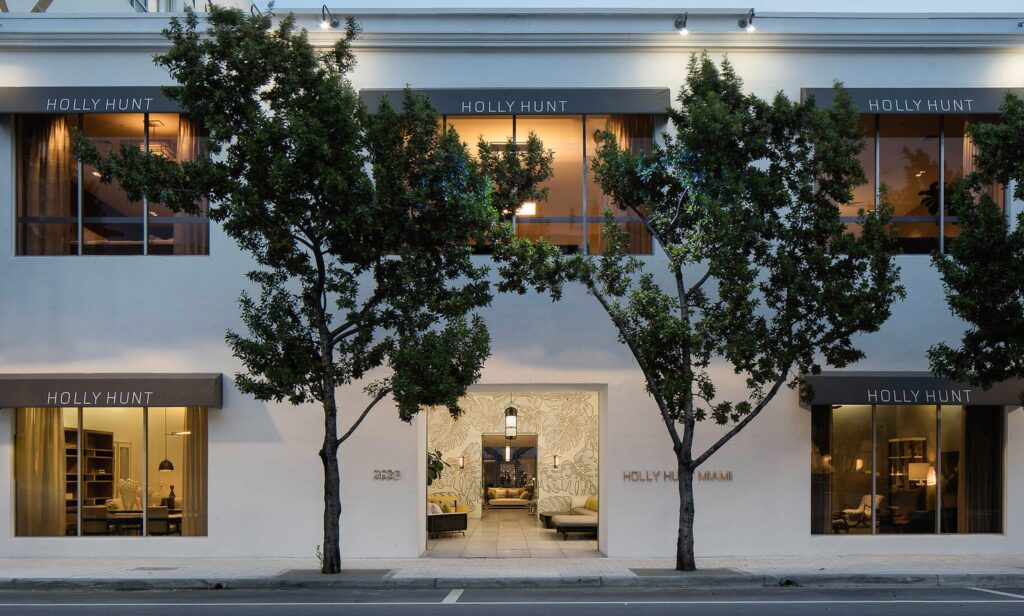 Holly Hunt showroom in Miami